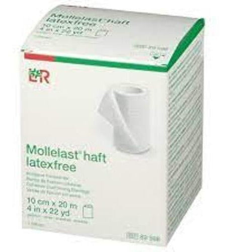 Mollelast Haft Latex Free - Bandagem Coesiva10 Cm X 20 M 0