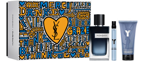 Yves Saint Laurent Y Eau de Parfum 100ml Set - Perfume Hombre Yves Saint Laurent Y Edp 100Ml Set