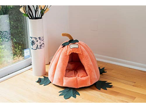 Cama Para Gatos Armarkat Modelo C85ccs Con Forma De Calabaza 3