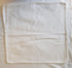 White Linen 50x50 Pillowcase with Zipper Closure 0