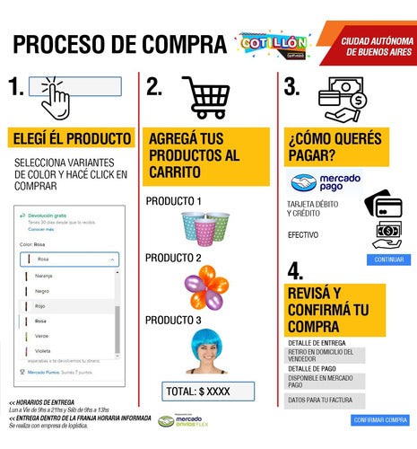 Varas C/led Rompecocos X5 Rosa - Cienfuegos - 1