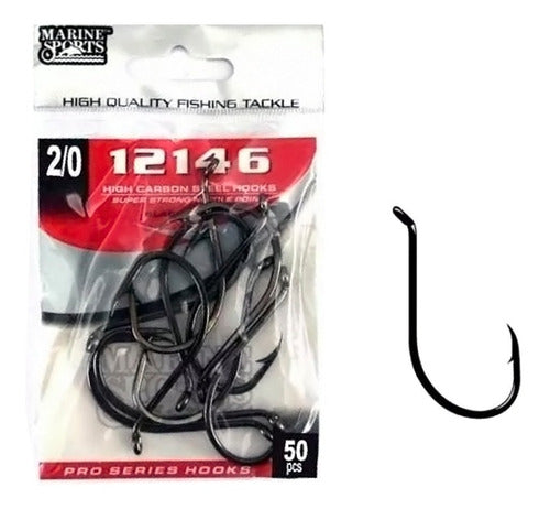 Anzuelo Marine Sport Ideal Para Playa. Corbina N°2/0 X 50 Un 0