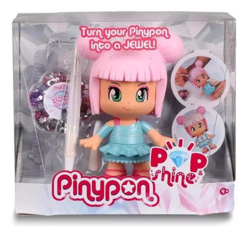 Famosa Pinypon Pop Shine Doll with Crystals and Applicator 1