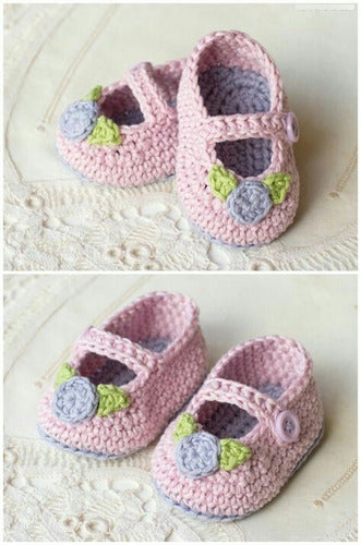 Zapatitos De.bebe En Crochet 1