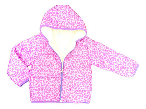 Moda Inflatable Animal Print Jacket for Girls 2023 5