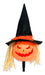 Decoracion Halloween Calabaza Espantapajaros Con Luz Colores 0