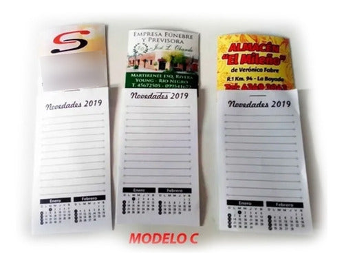 Calendario, Almanaque Imán Por 100 Unidades. 1