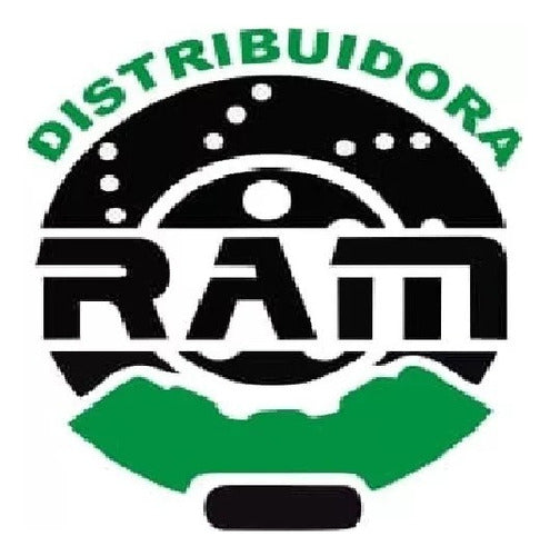 DISTRIBUIDORA RAM Ventilated Front Brake Discs for Toyota Hilux 3