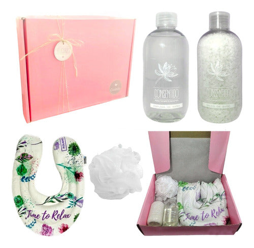Luxurious Spa Gift Box Set - Jasmine Aroma #20 - Set Kit Caja Regalo Empresarial Mujer Spa Jazmín Aroma N20