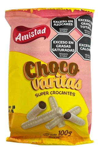 Chocovaritas Cookies Dipped in White Chocolate 100g 0