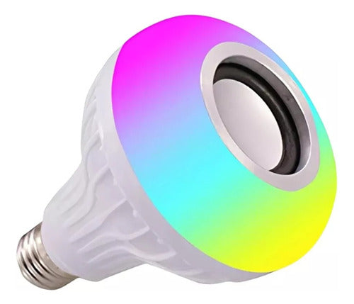 Lámpara Led Con Parlante Bluetooth Colores 0