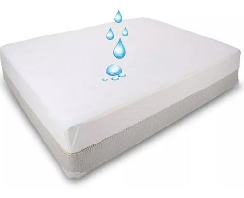 Comodín Waterproof Mattress Cover 2 Plazas PVC 170 x 190 Cms 1