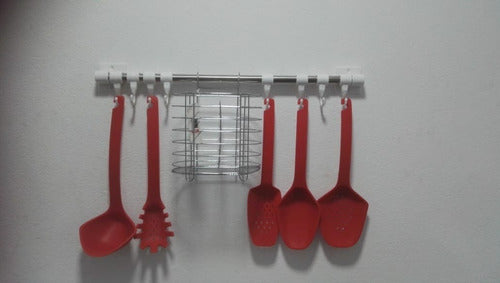 Sebadleds-Cromado Barral De Cocina Organizador Seca Cubi Colgante Idea 1