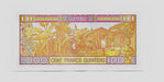 Fk Billete Guinea 100 Francos  2012 P-35a Sin Circular. Lujo 1