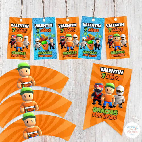 Customizable Printable Stumble Guys Kit 4