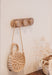 Entryway Wall Hanging Coat Rack Wood Decor Buttons 37x10cm #2 3