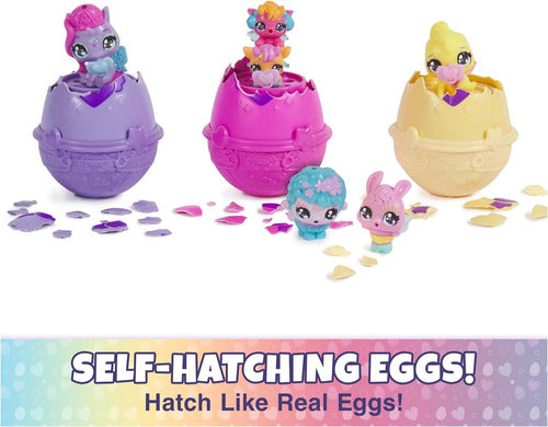 Hatchimals Alive Easter Basket with 6 Mini Figures and 3 Self-Hatching Eggs 1