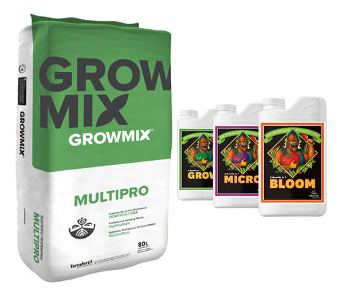 GrowMix Growmix Multipro 80Lts Substrate with Advanced Nutrients 500ml Base 0