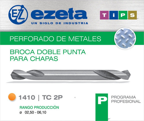 Mecha Broca Acero Rápido Doble Punta 2,75mm Marca Ezeta 2