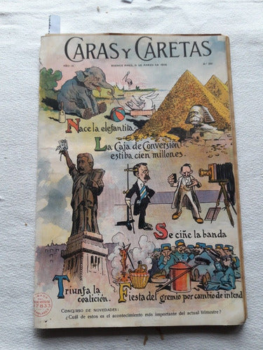 Caras Y Careta Nº 391 Año 1906 En La Casa Rosada 0