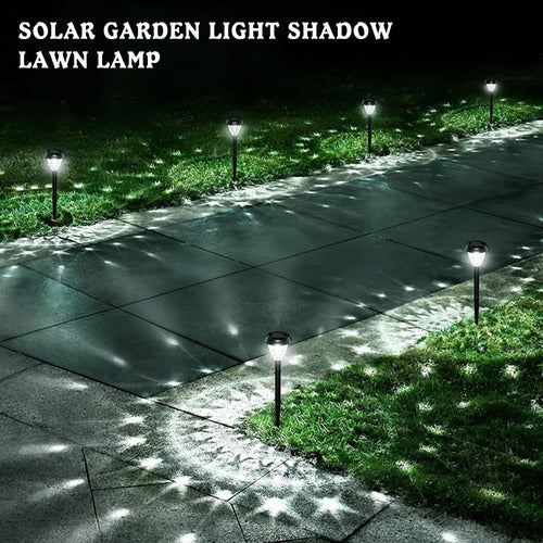 Luminária De Chão Decorativa Solar Para Pátio Led Garden Lig 6