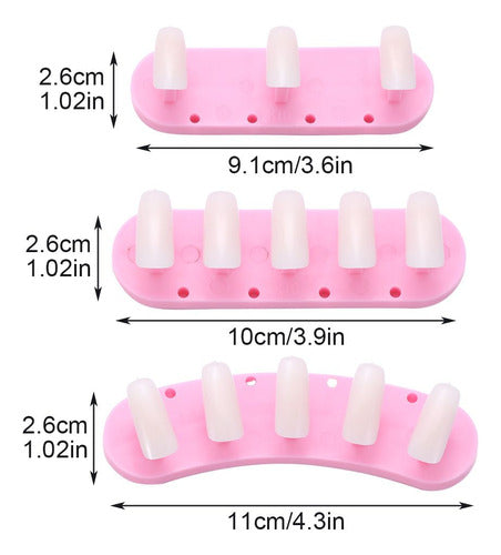 Nail Practice Stand Nail Training Frame Suporte De Unhas Fal 1