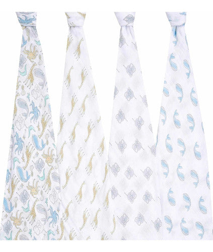 Aden and Anais Muslin Swaddle Blankets 1