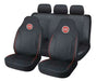 Best Car Seat Covers Eco-Leather with Integrated Headrests and Embroidered Logo 0