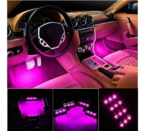 Genérica LED RGB Tuning Strip for Car Interior with Remote Control 2