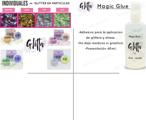 Glitta Hope Freestyle Simple Glitter Particula Gruesa 7