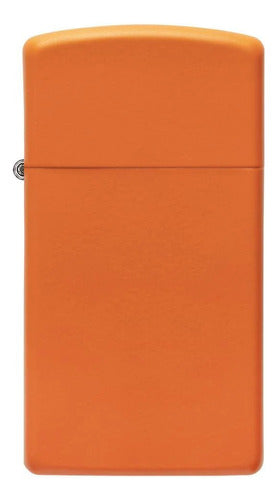 Zippo Slim Orange Matte Lighter 1631 Original Guarantee 0