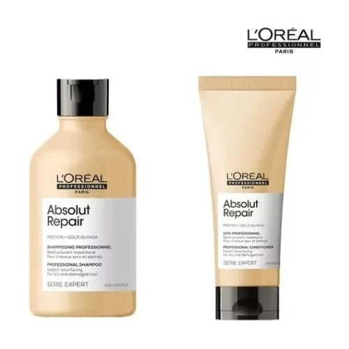 L'Oréal Professionnel Kit Absolut Repair Shampoo + Conditioner Serie Expert 0