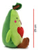 Medium Avocado Plush with Heart Kawaii Lovers 1710 12