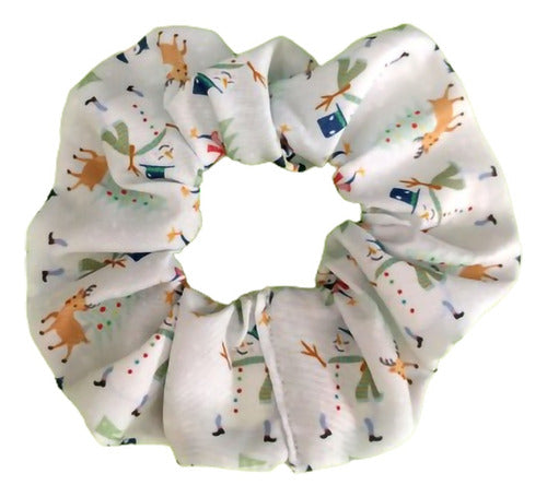 Moemoe Christmas Scrunchies Cute Reindeer Penguin 0