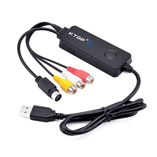 V.top Usb 2.0 Video Captura De Audio Tarjeta Vhs To Dvd Conv 0