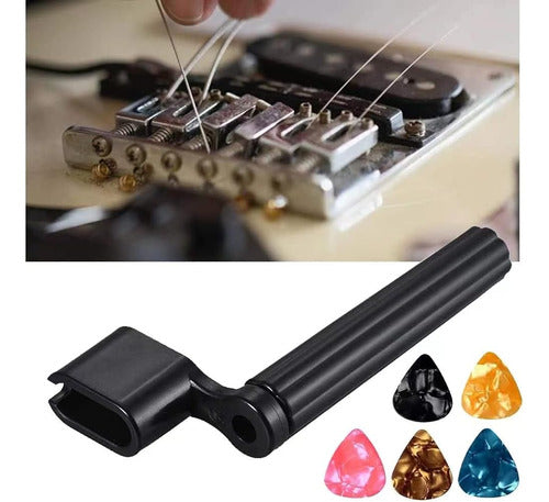 77 Pcs Kit De Mantenimiento De Guitarra Configuración De La 3