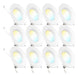 Sunco Lighting Paquete De 12 Luces Led De 5/6 Pulgadas Retro 0