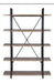 Industrial Iron and Wood Bookshelf Shelf 180x120x30 1