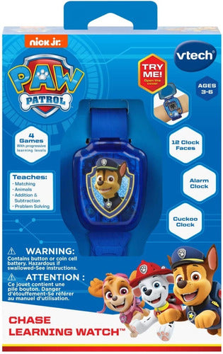 Reloj Paw Patrol Chase Didactico Ingles Niños 1