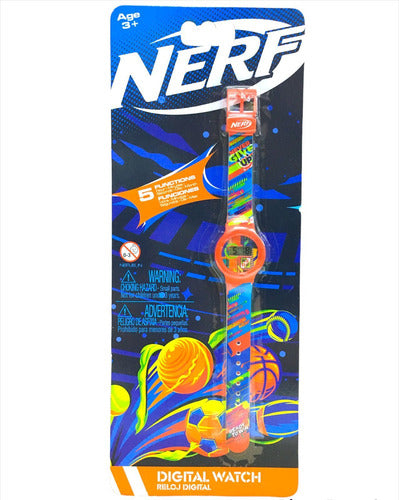 Reloj Digital Nerf Infantil Original Hasbro Pce Nerj Bigshop 1