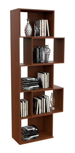 Modern Youth 5-Cube Tobacco Bookcase 80982 - Luico 0
