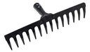 Curved Steel Garden Rake 14 Teeth Leaf Sweeper S/Handle HSK 0