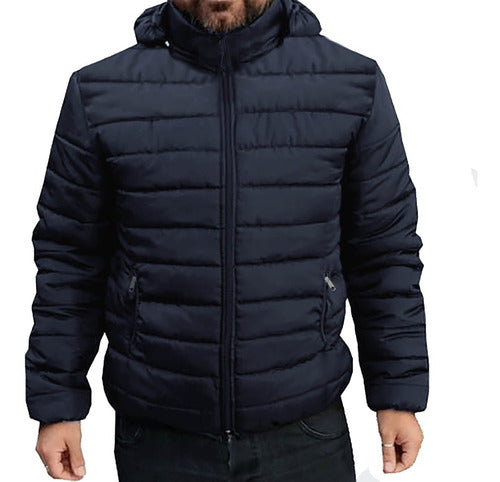 Sport Indumentaria Campera Inflable Con Capucha Hombre Unisex 5