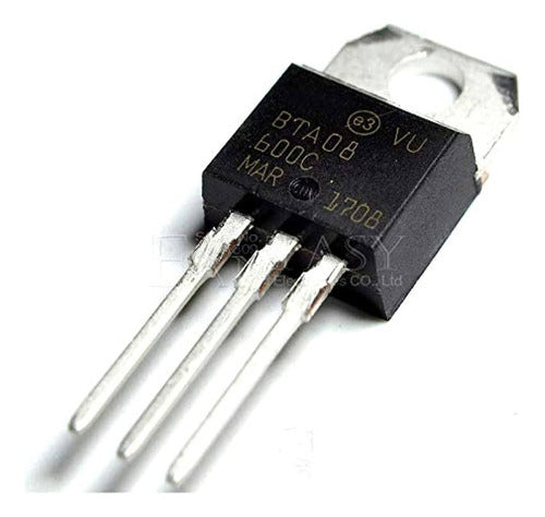 BTA08 600C Triac 8amp 600v ST Microelectronics 0