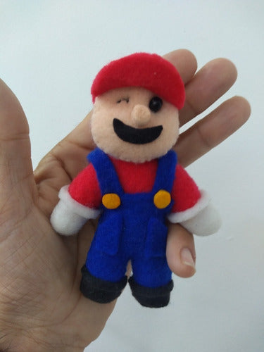 Handcrafted Felt Mario Baby Crib Mobile + Gift !!! 3