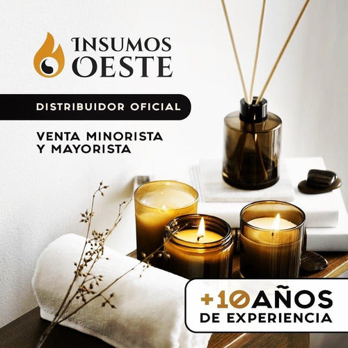 Vela De Soja Aromática Etiqueta Negra X 8 Unidades 2