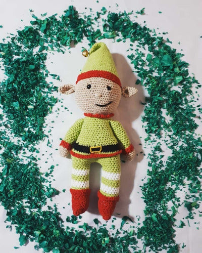 Tali Creaciones Duende Navideño A Crochet 0