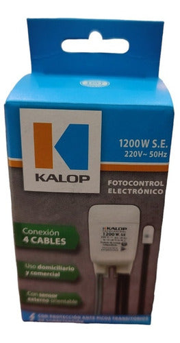 Universal 1200W 220V LED-Compatible Photo Control with Kalop Sensor 1