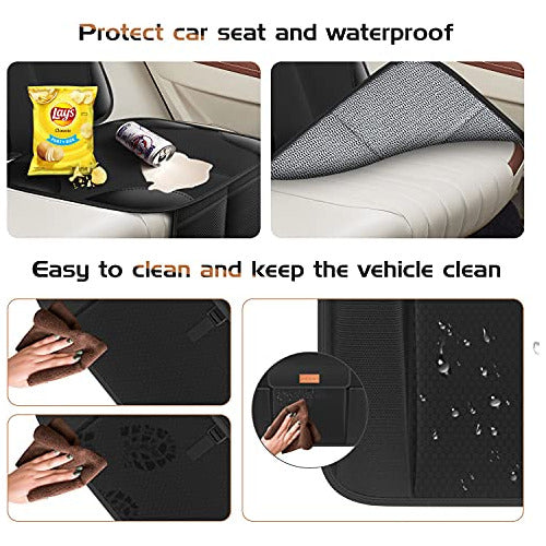 Smart Elf Car Seat Protector & Organizer - Black 5