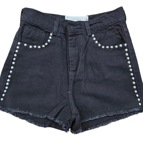 Accessories Camea Women's Short Jean with Studs - Sizes 36 to 46 0